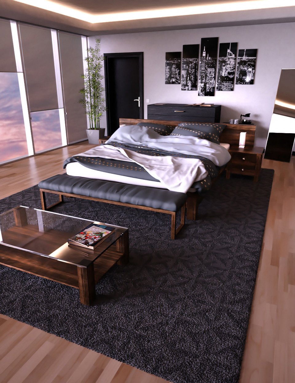 X3D High-Rise Bedroom_DAZ3DDL