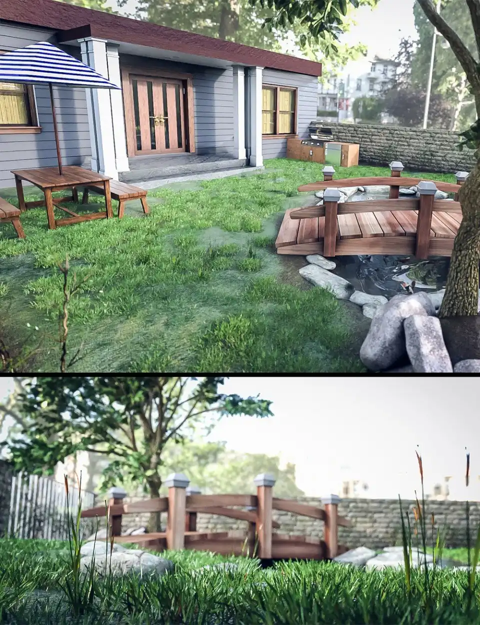 Backyard Pond_DAZ3D下载站