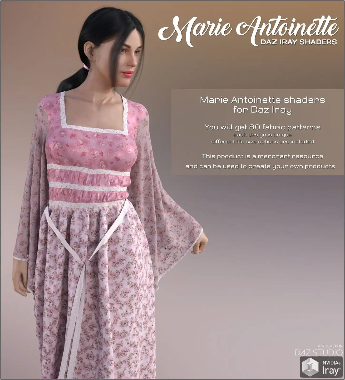 Daz Iray – Marie Antoinette_DAZ3DDL