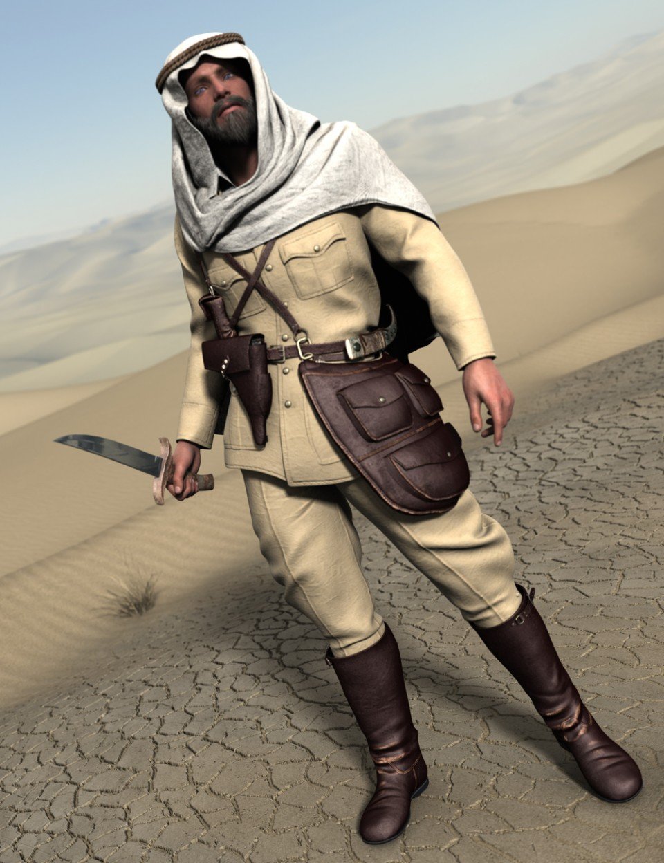 Desert Pathfinders for Genesis 2 Male(s) + Textures_DAZ3DDL