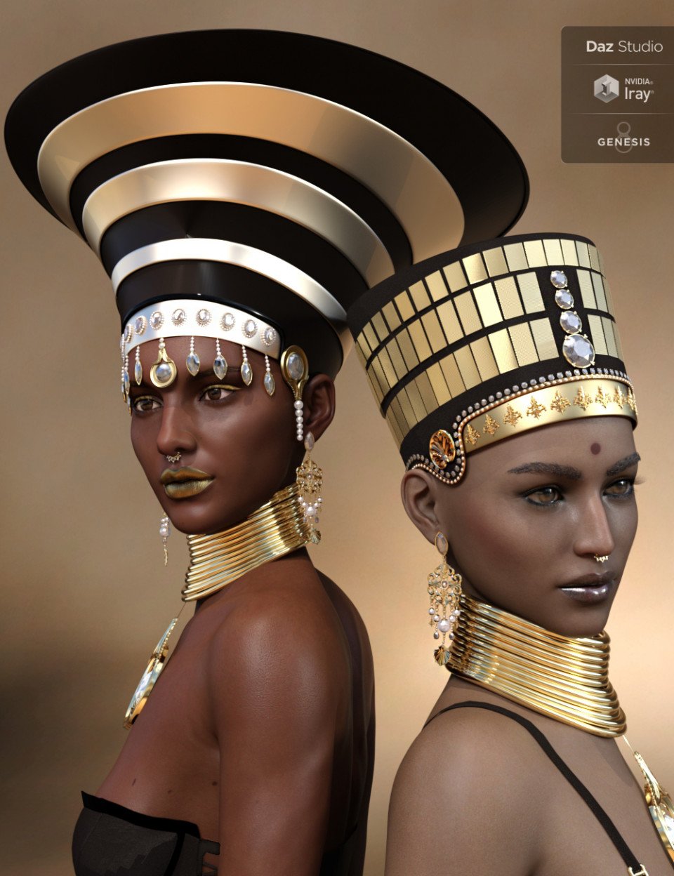 Egyptian – Or Not for Genesis 8 Female_DAZ3D下载站