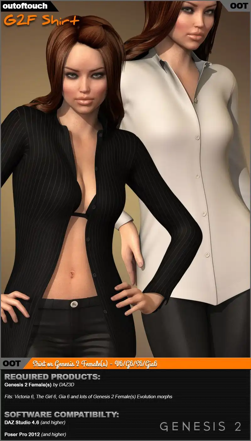 G2F Shirt for Genesis 2 Female(s)_DAZ3DDL