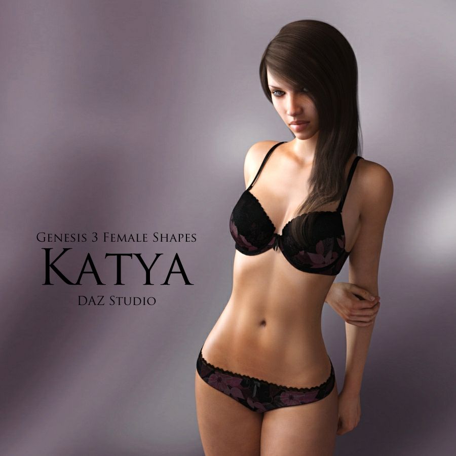 Genesis 3 Female Shapes: Katya_DAZ3D下载站