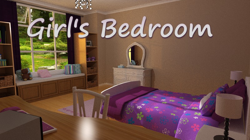 Girls Bedroom_DAZ3D下载站