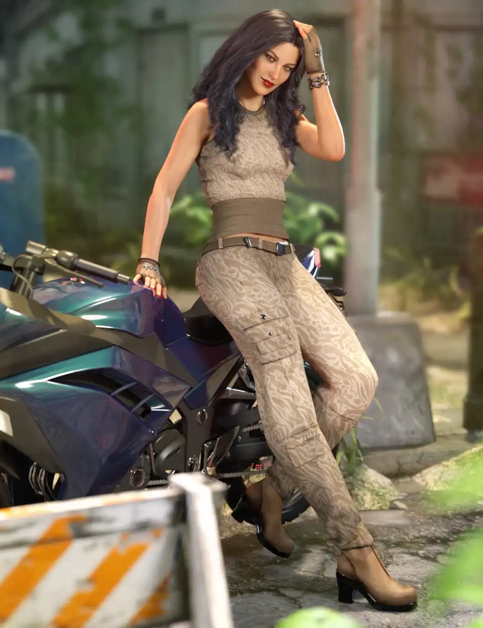 Gunnhildur Outfit for Genesis 8 Females_DAZ3DDL