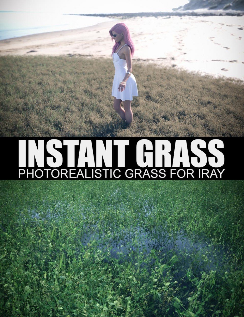 Instant Grass – Photorealistic Grass For Iray_DAZ3DDL