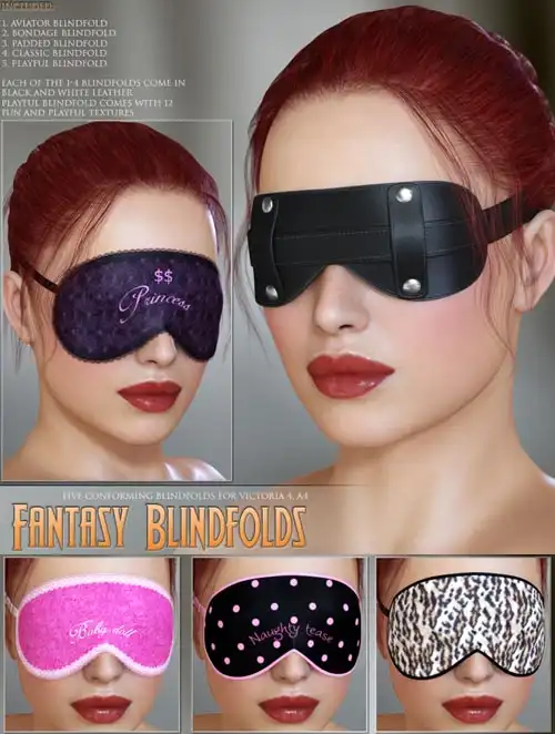 LilFlame’s Fantasy Blindfolds_DAZ3D下载站