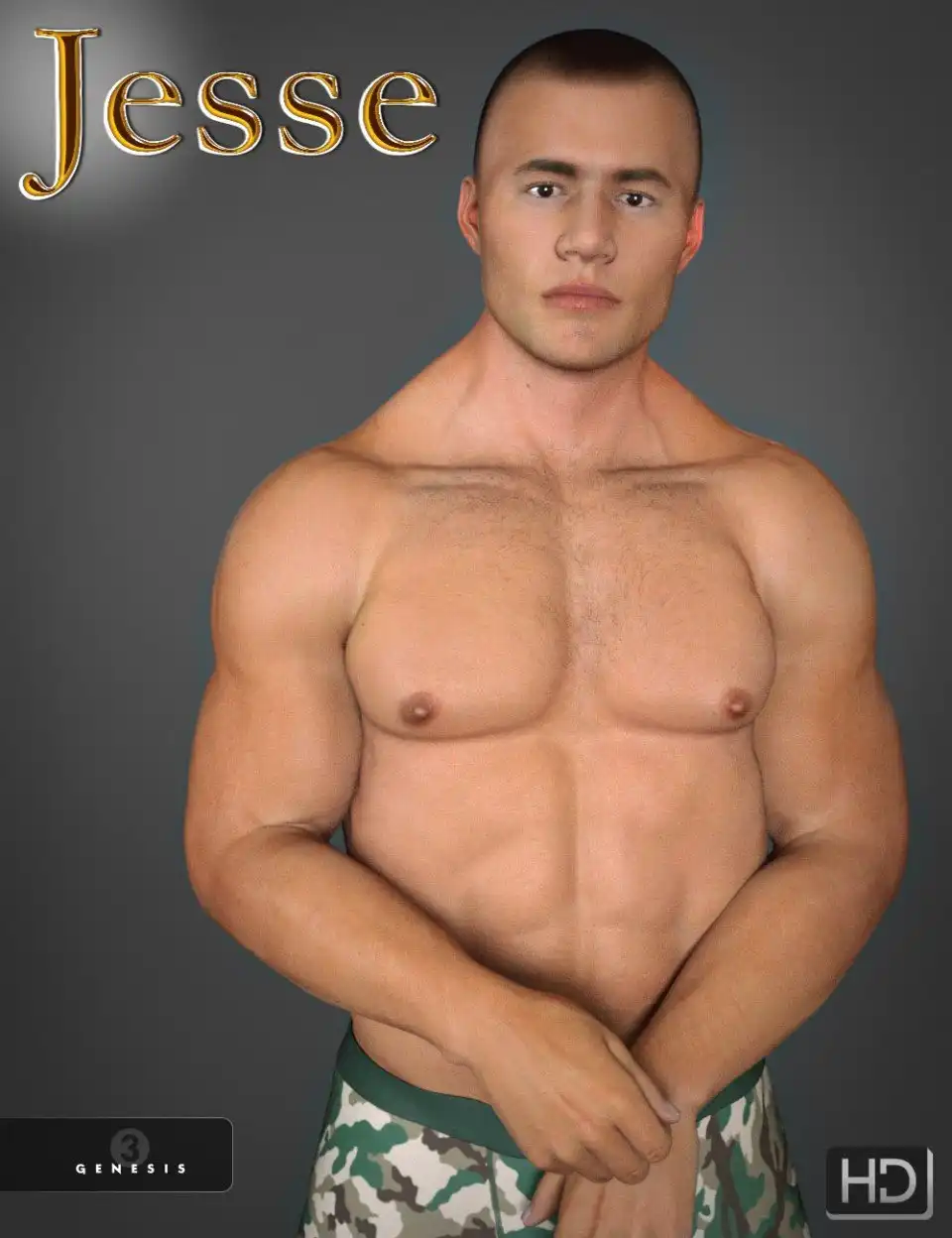 M3D Jesse HD for Genesis 3 Male_DAZ3D下载站