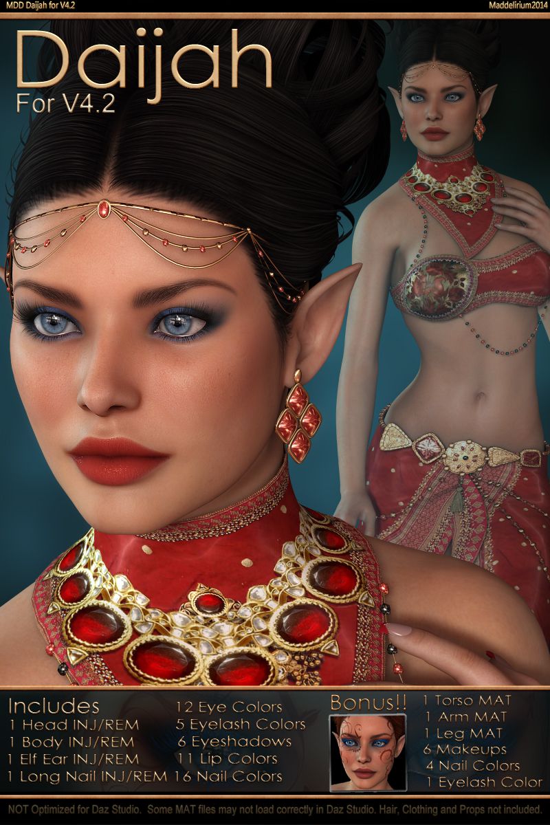 MDD Daijah for V4.2_DAZ3D下载站