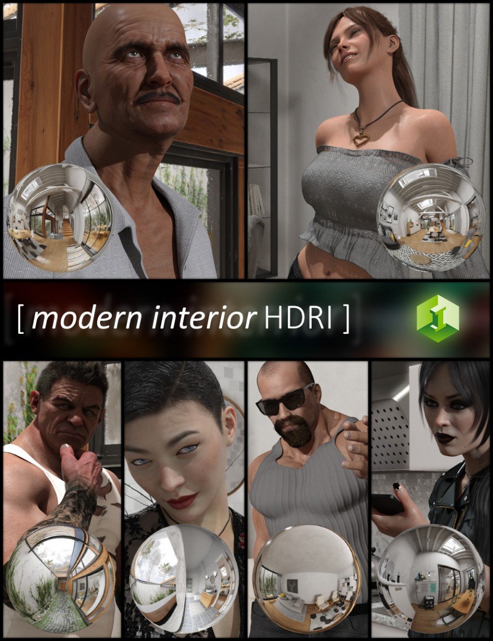 Modern Interiors HDRI_DAZ3D下载站