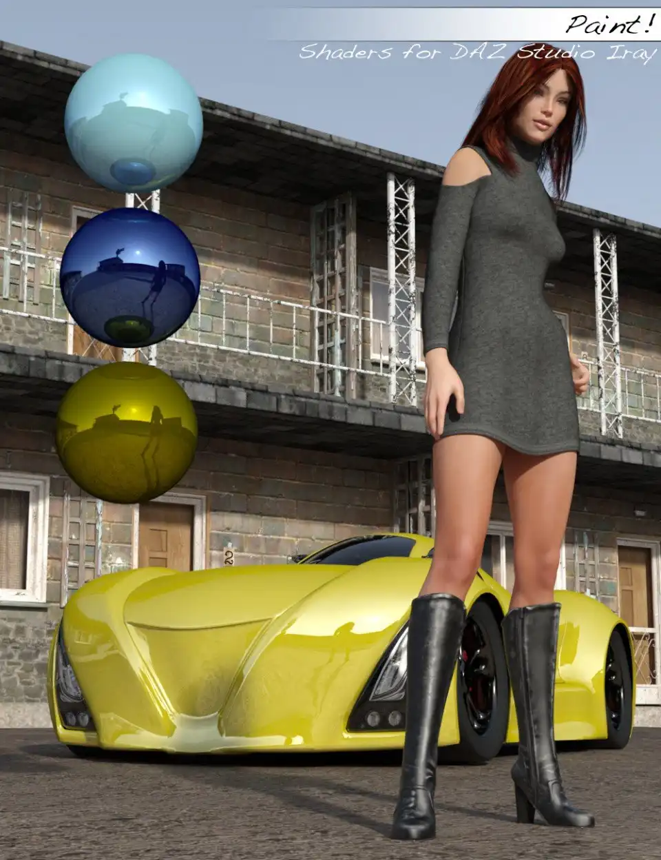 Paint! for DAZ Studio Iray_DAZ3D下载站