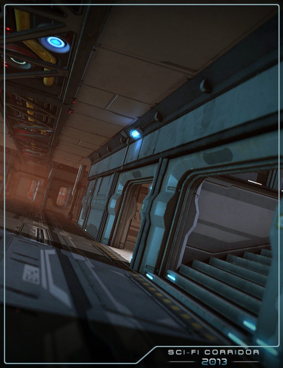 Sci-Fi Corridor 2013_DAZ3D下载站