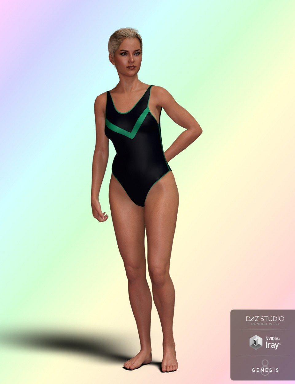 Swimwear ONE for Genesis 8 Female(s)_DAZ3D下载站