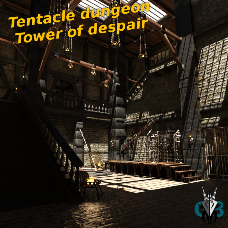 Tentacle Dungeon – Tower of Despair_DAZ3D下载站