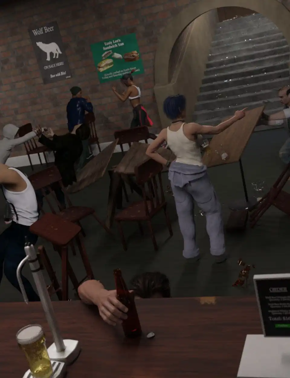 Tornado Bar: Fight Bar_DAZ3DDL