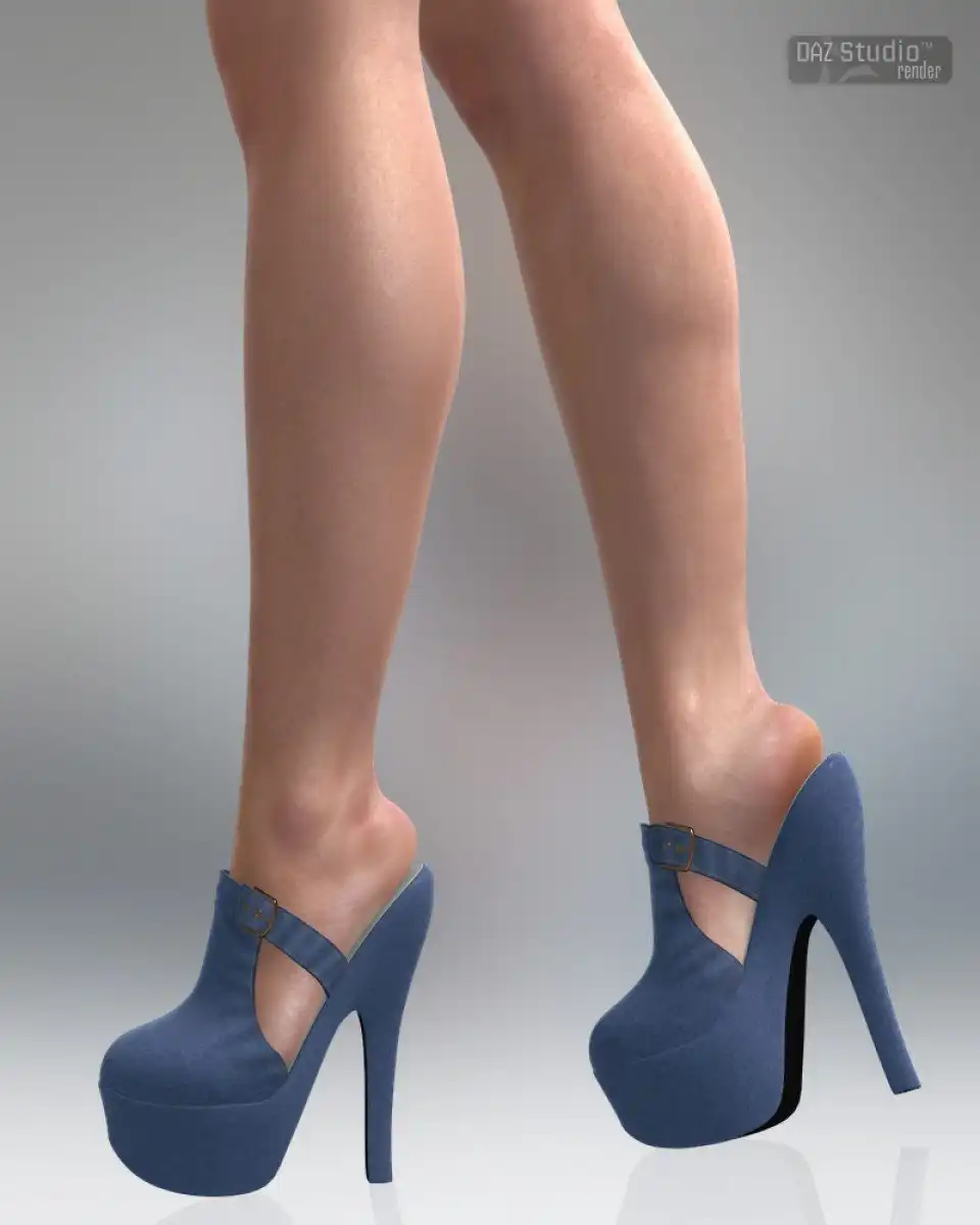 Trendy Platforms for Genesis 2 Female(s)_DAZ3D下载站
