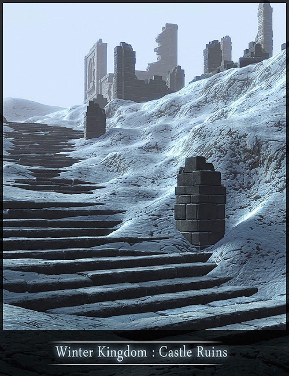 Winter Kingdom: Castle Ruins_DAZ3DDL