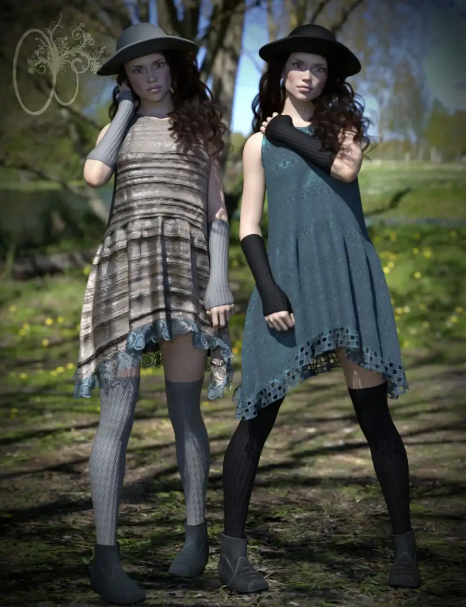 dForce Boho Days Outfit Textures_DAZ3DDL