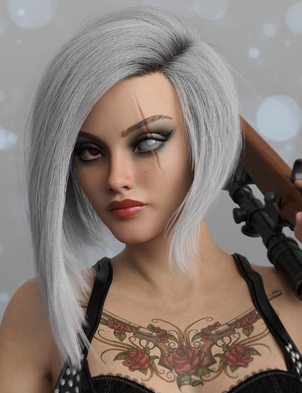 Ashe for Honni 8 and Genesis 8 Female_DAZ3D下载站