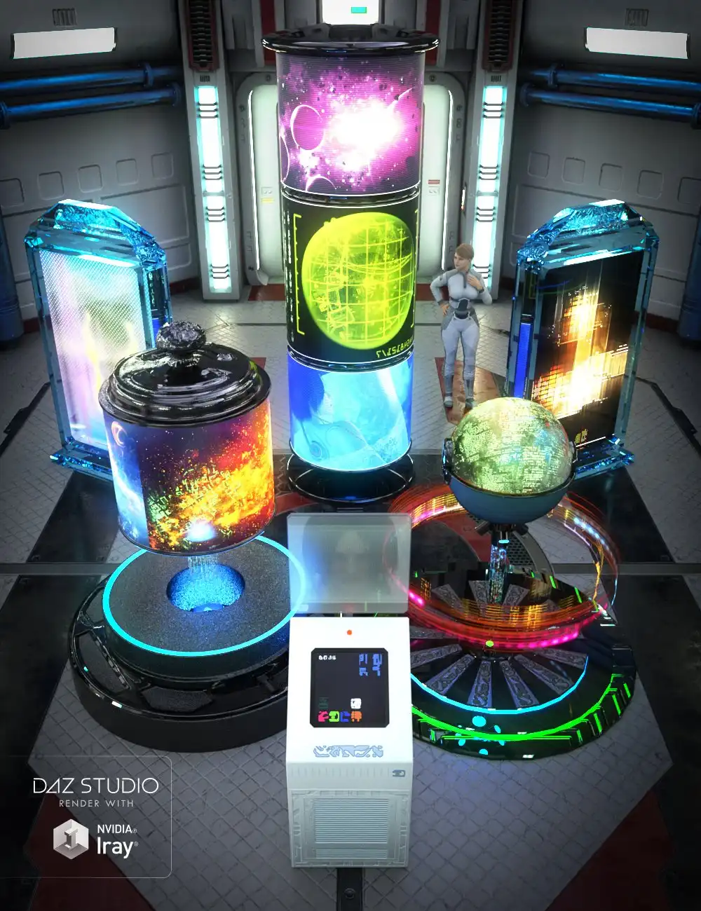 Cyber Interface_DAZ3D下载站