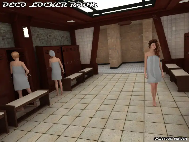 Deco Locker Room_DAZ3DDL