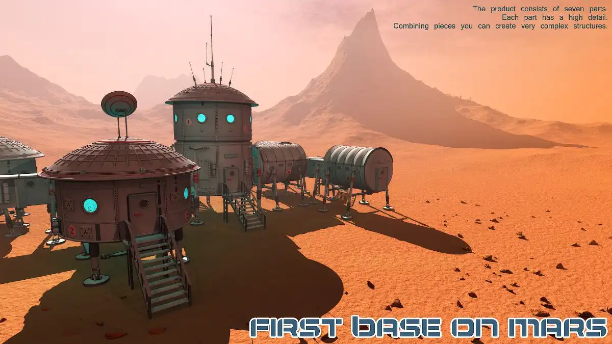 First base on Mars_DAZ3DDL