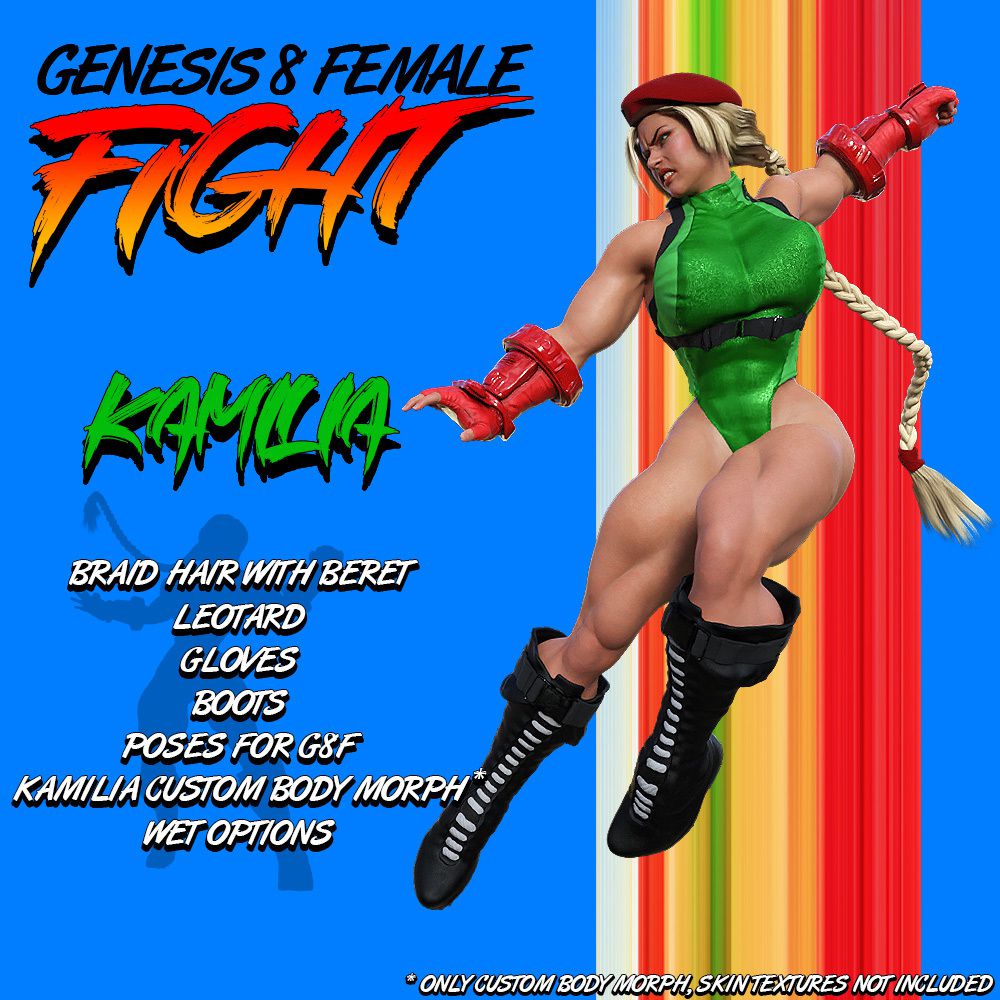 G8F Fight! KAMILIA_DAZ3D下载站