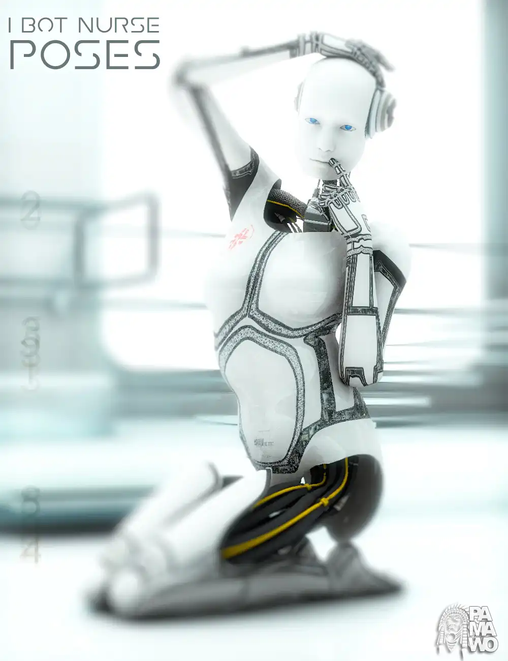 I Bot Nurse Poses_DAZ3D下载站