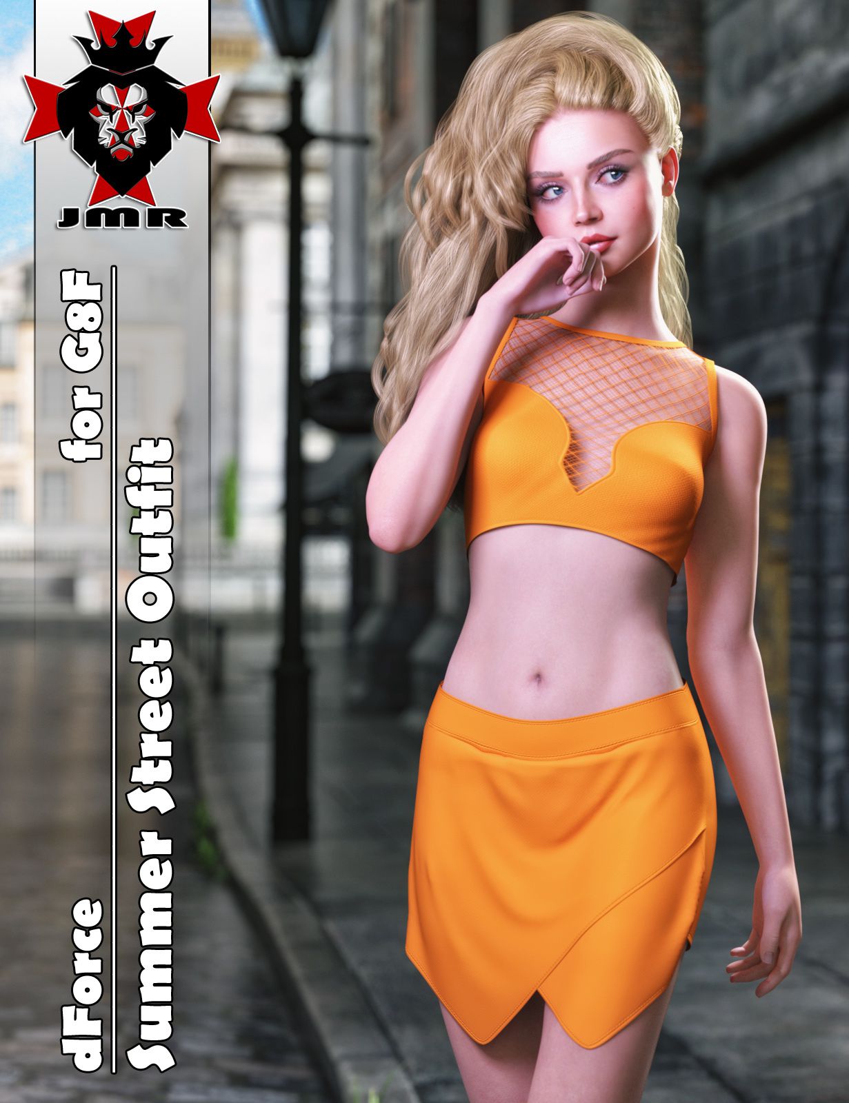 JMR dForce Summer Street Outfit for G8F_DAZ3DDL
