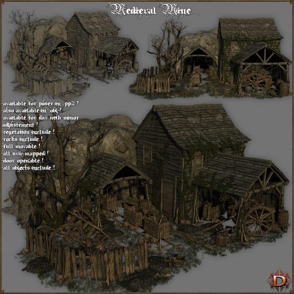 Medieval Mine_DAZ3DDL