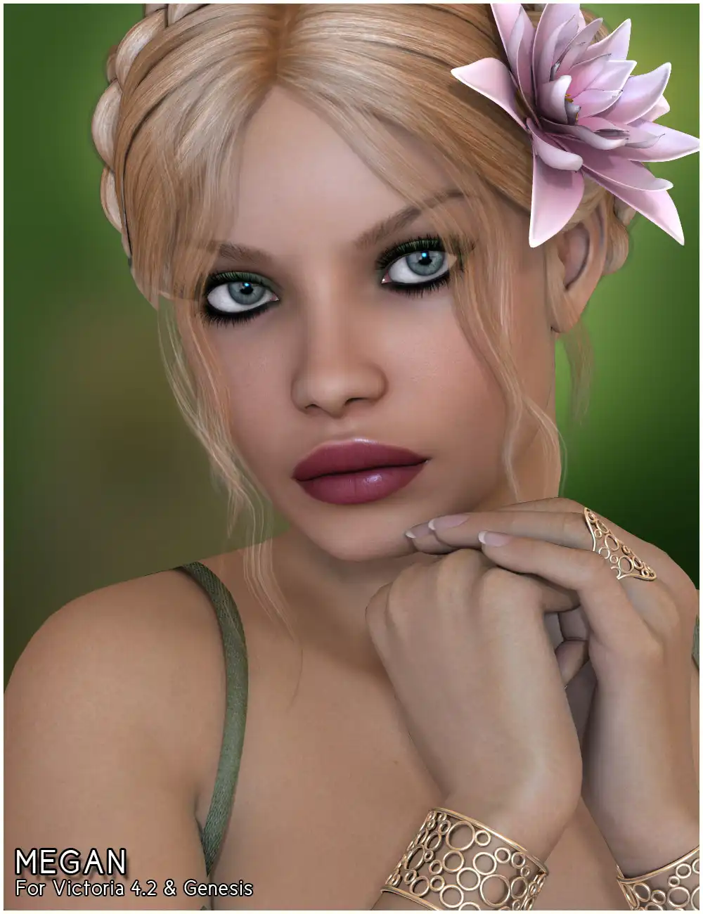 Megan for Victoria 4.2 and Genesis_DAZ3DDL