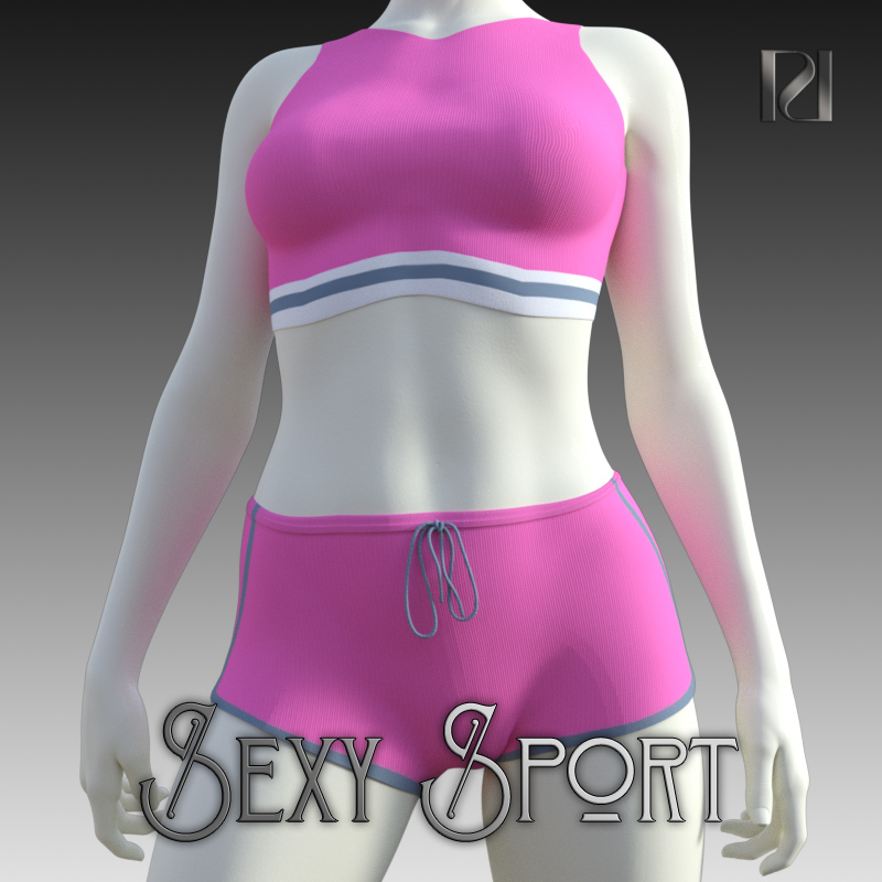 Sexy Sport 01_DAZ3D下载站