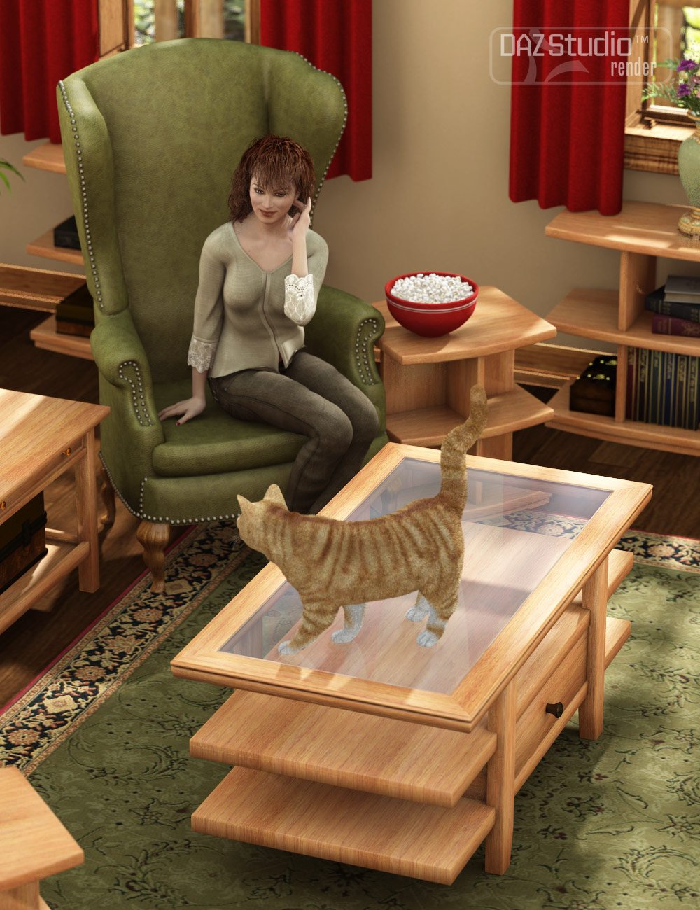 The Living Room Collection_DAZ3D下载站