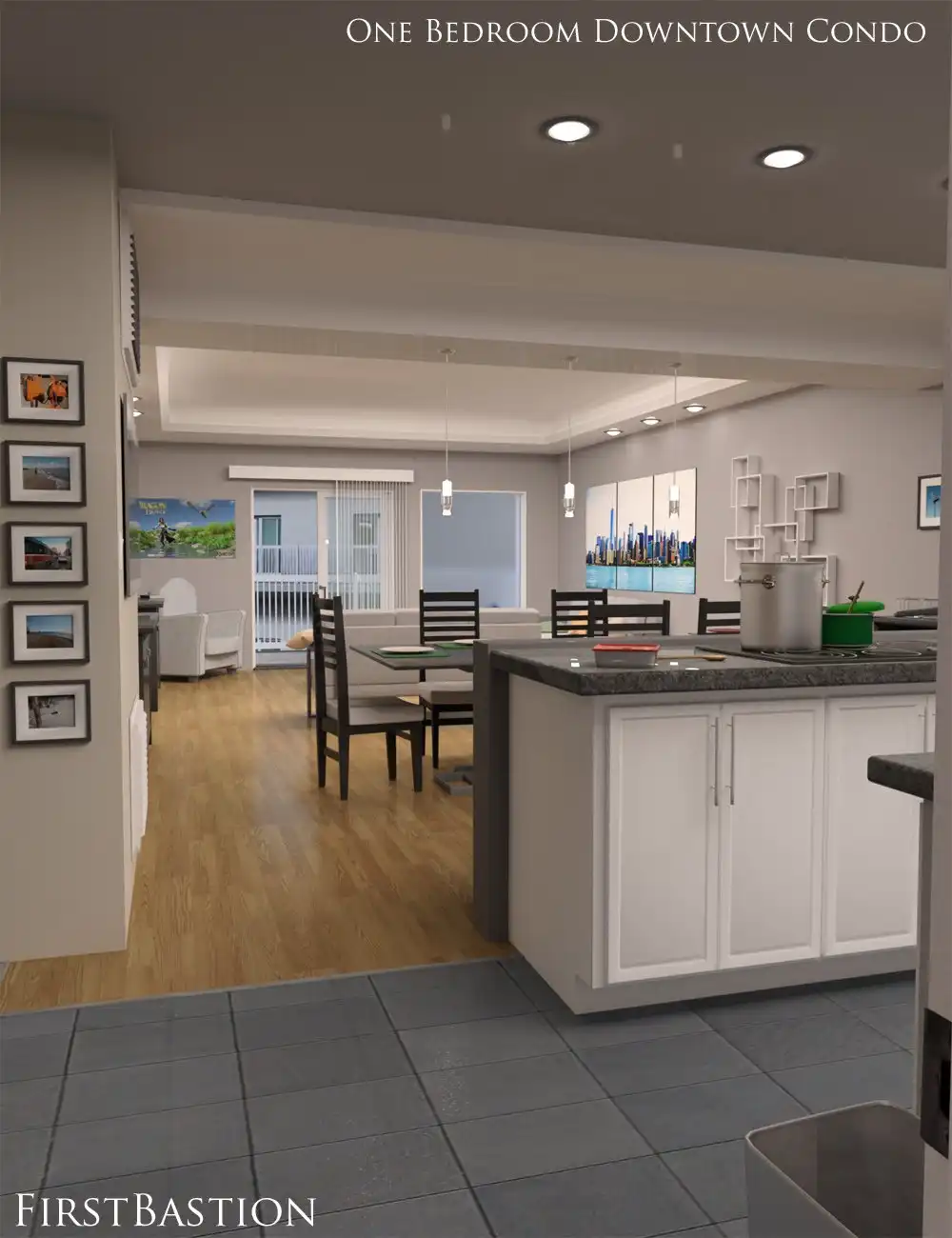 1stB One Bedroom Downtown Condo Apartment_DAZ3DDL