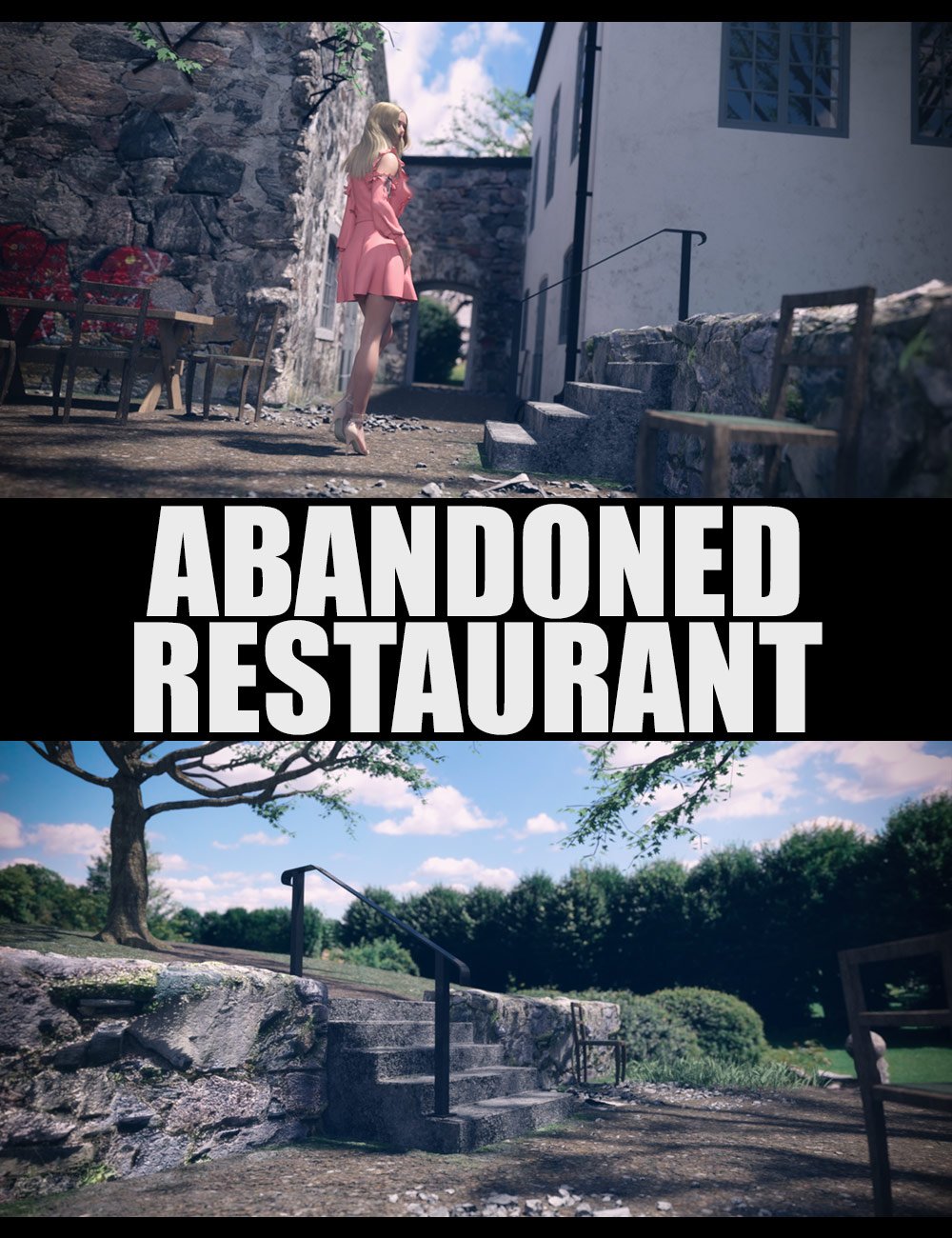Abandoned Restaurant_DAZ3D下载站