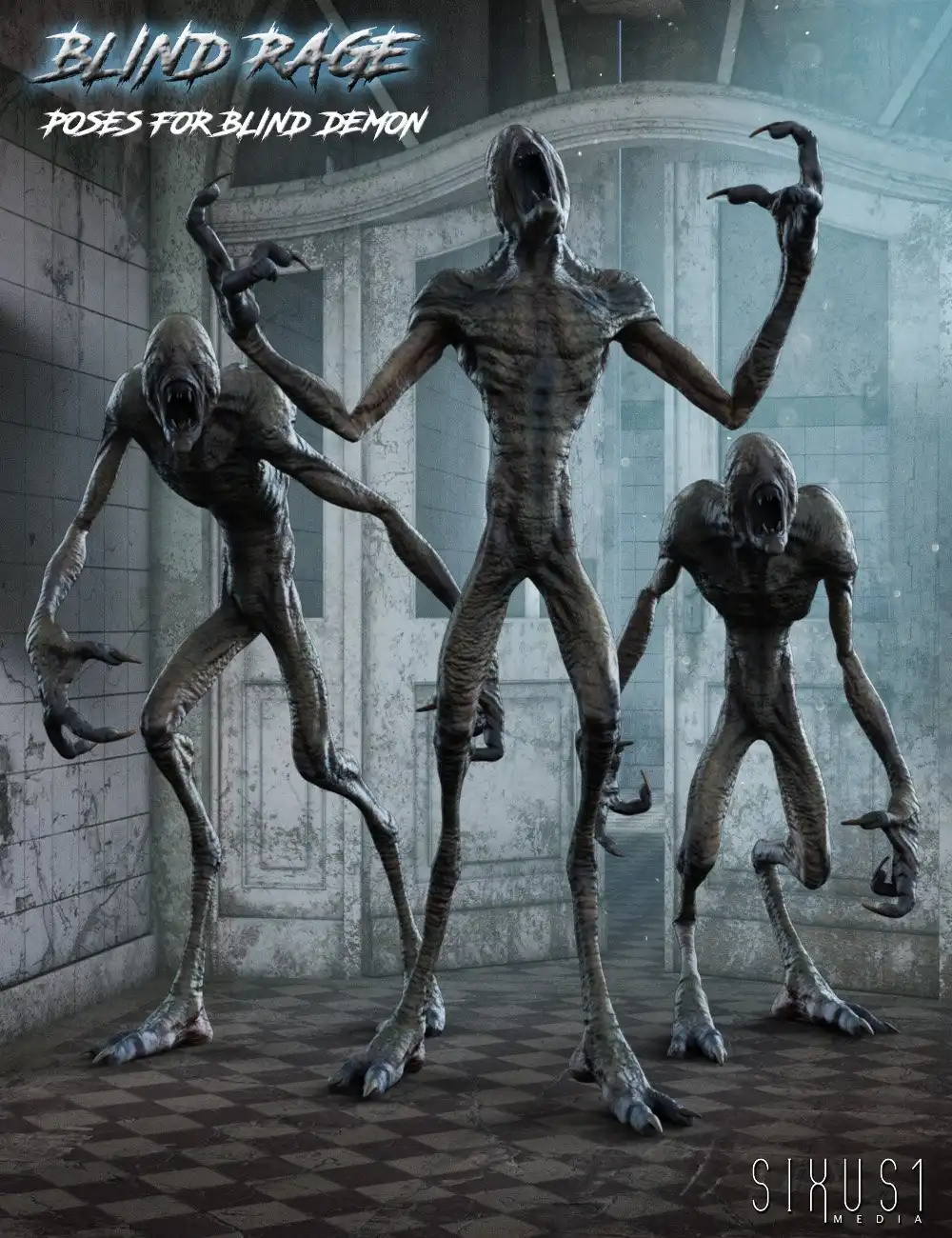 Blind Rage – Poses for Blind Demon_DAZ3D下载站