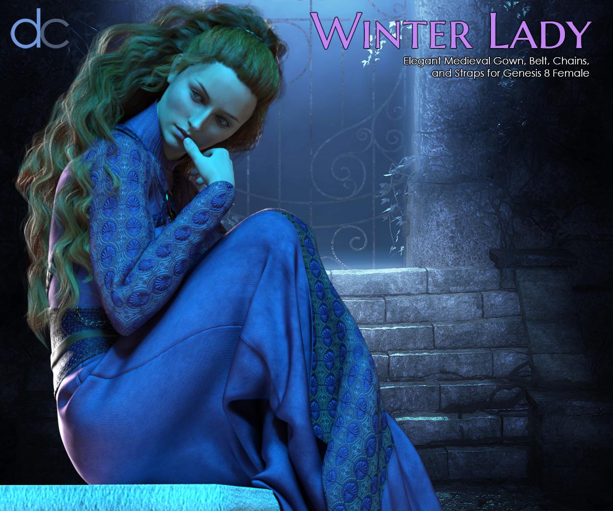 DC-Winter Lady for Genesis 8 Female_DAZ3D下载站