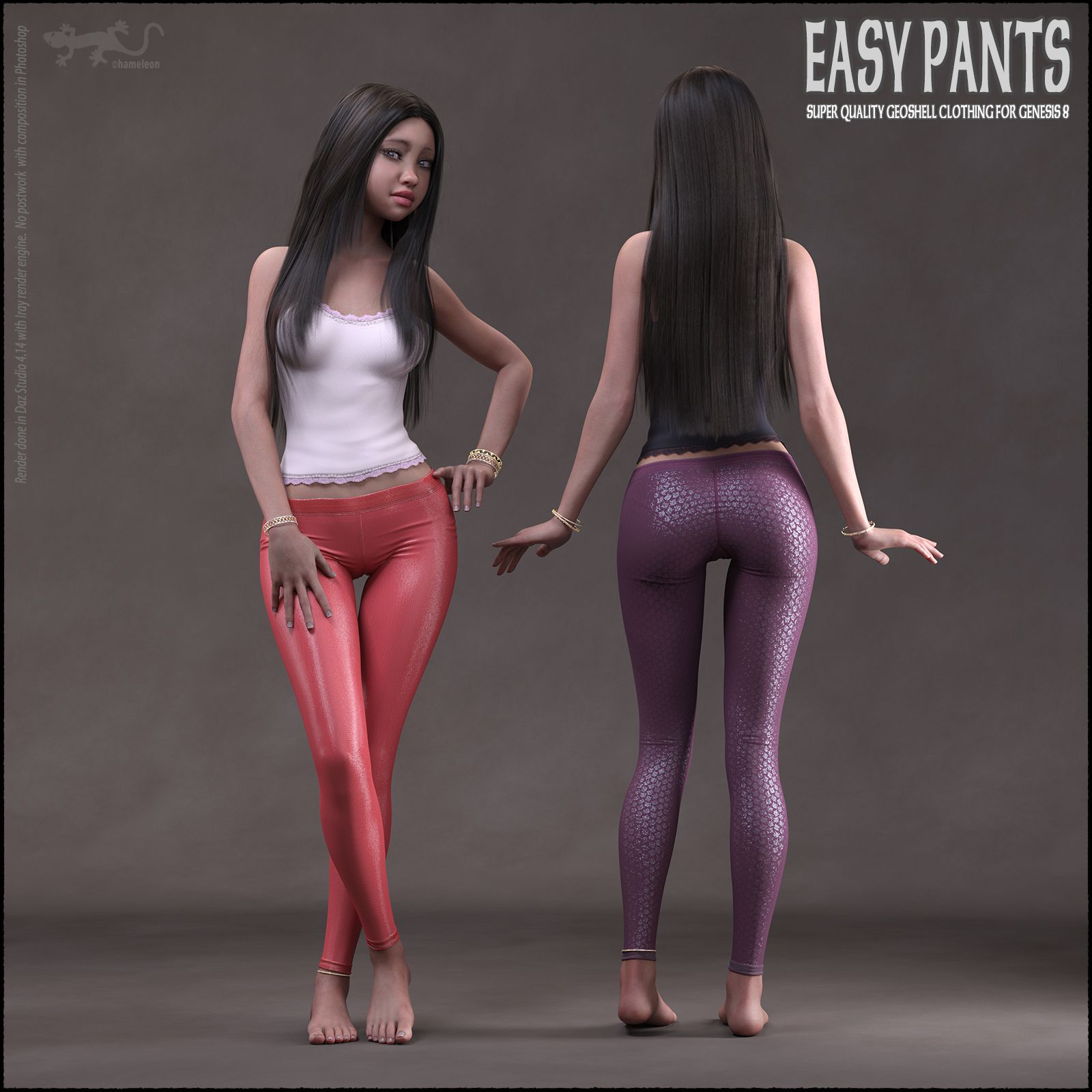 Easy Pants for Genesis 8_DAZ3DDL
