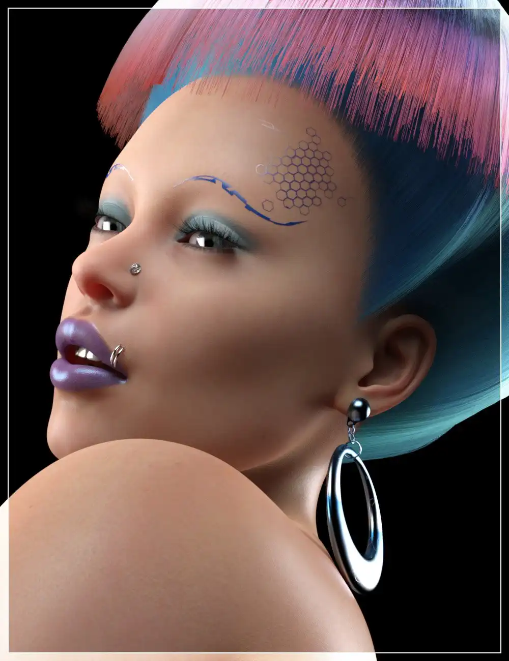 Graphic Brows Look for Genesis 8 Female(s)_DAZ3D下载站
