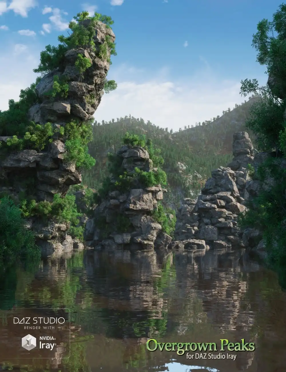 Overgrown Peaks_DAZ3D下载站