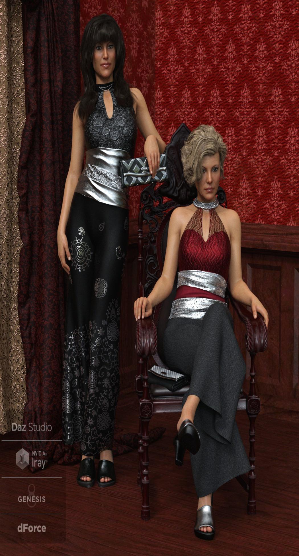 Sophisticated for Sophia Outfit_DAZ3DDL