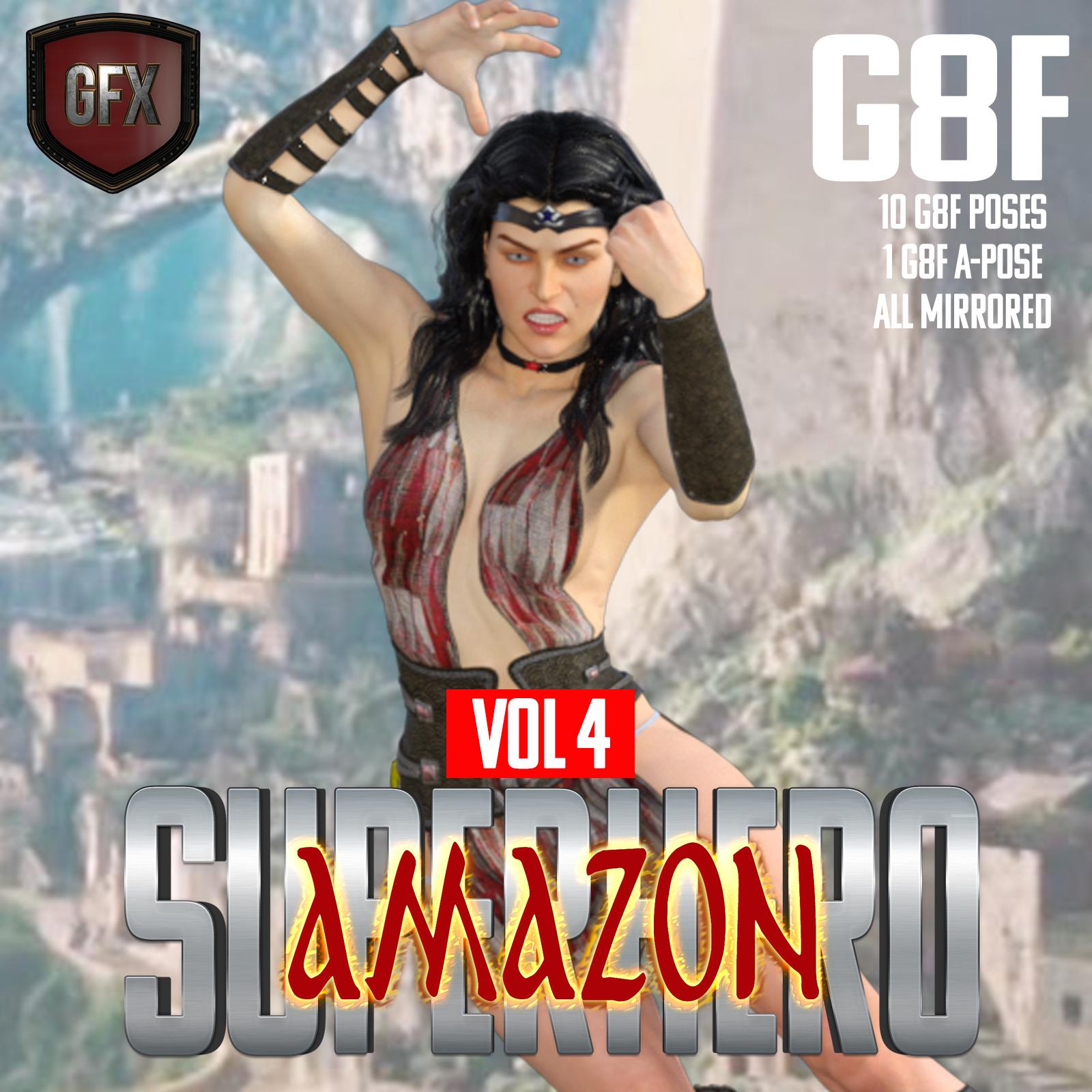 SuperHero Amazon for G8F Volume 4_DAZ3DDL