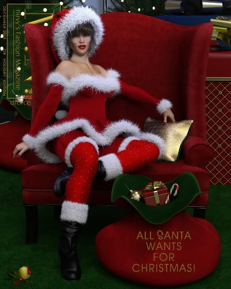 dforce Spicy Xmas G8_DAZ3D下载站