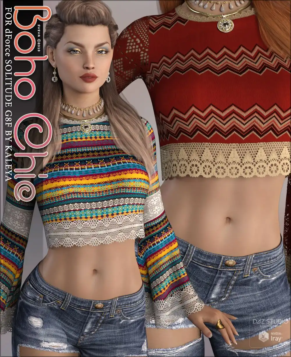 Boho Chic for dForce Solitude_DAZ3DDL
