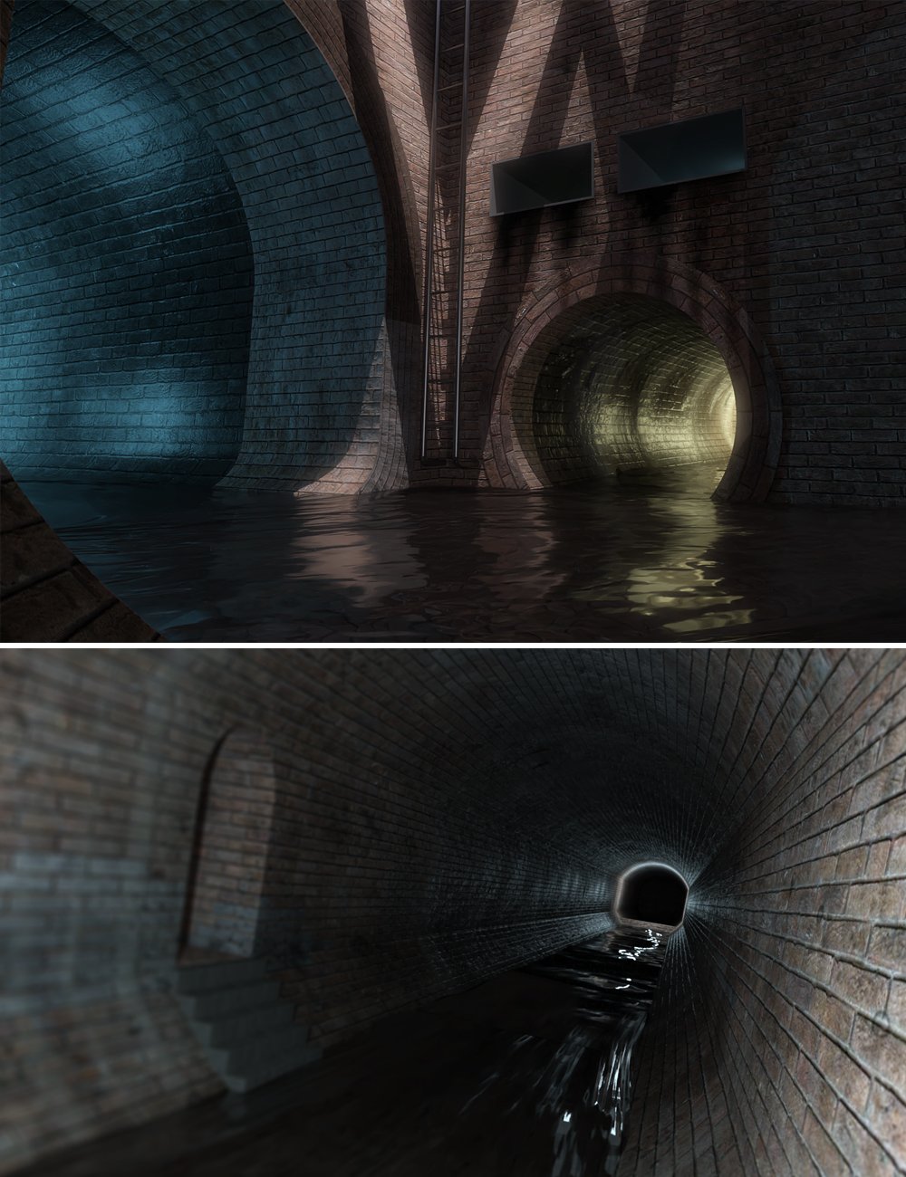 Underground Sewer_DAZ3D下载站
