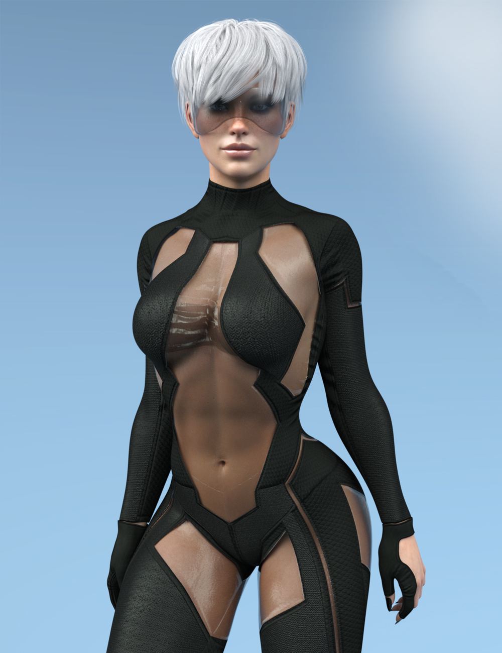 X-Fashion MK Bodysuit for Genesis 8 Females_DAZ3D下载站