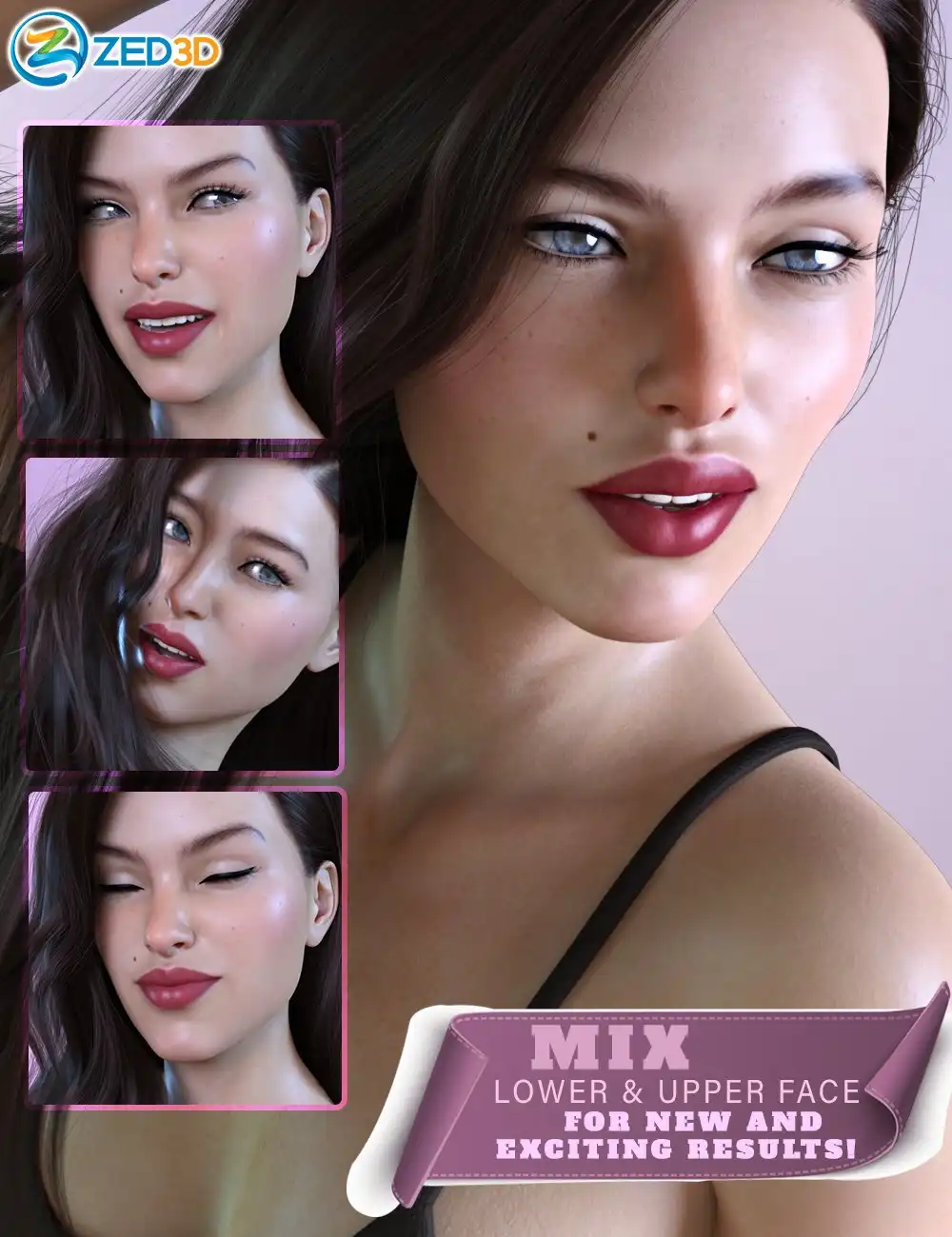 Z Mixed Emotions for Genesis 8 Female_DAZ3D下载站