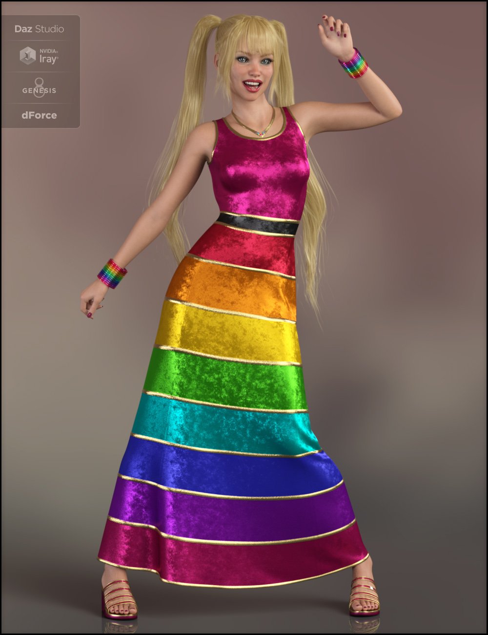 dForce Versatile Dress for Genesis 8 Female(s)_DAZ3DDL
