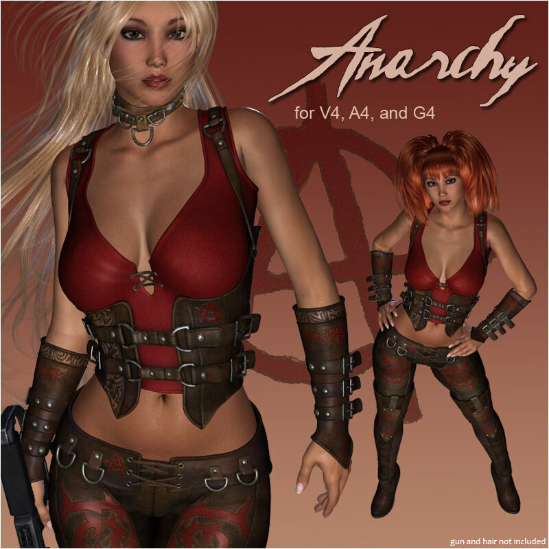 Anarchy for V4, A4 & G4_DAZ3D下载站