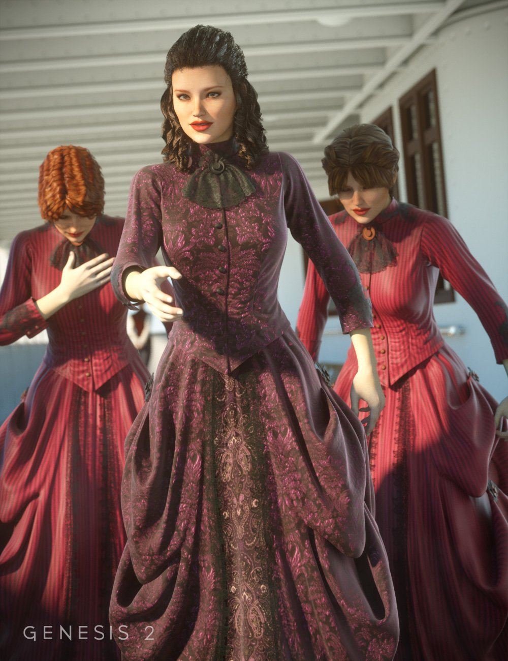 Courtly Manners – The Ladies_DAZ3D下载站